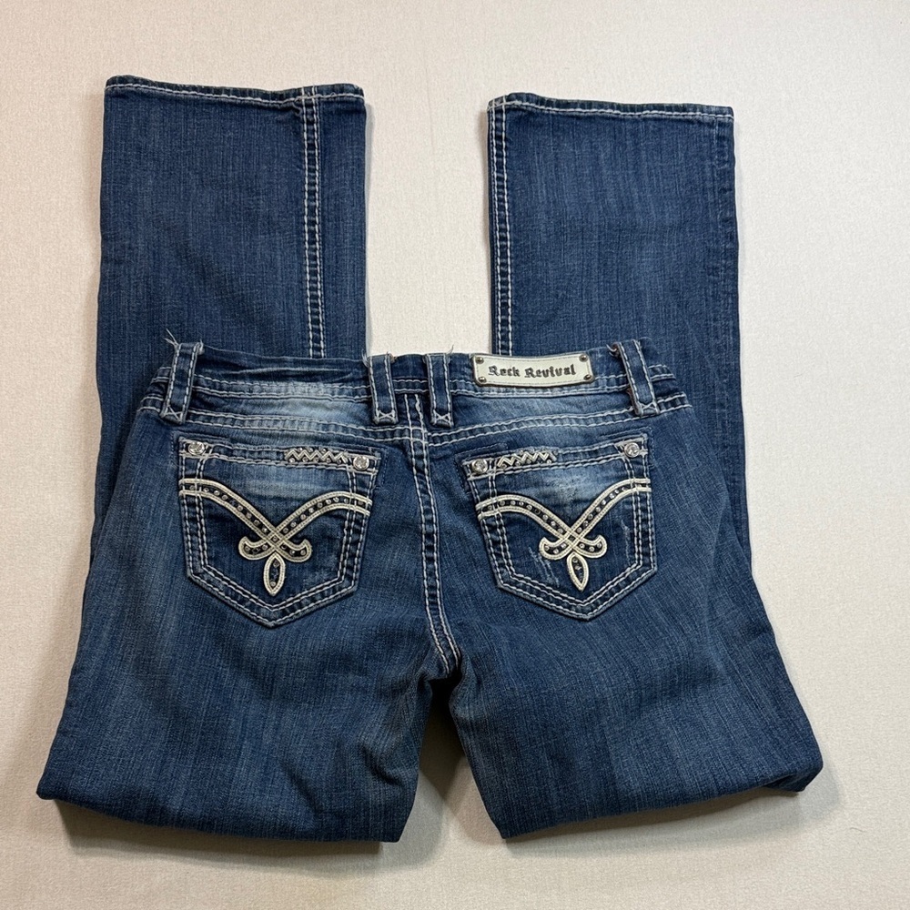 Rock Revival Indigo Boot Cut Jeans
